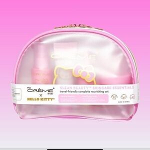 THE CRÈME SHOP X HELLO KITTY SKINCARE ESSENTIALS - KLEAN BEAUTY 4 PIECE SET NWT